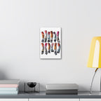 Crushed Cigarette Filter Pattern Canvas Stretched | 1.5"