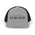 The World's Best GURL DAD Snapback Trucker Cap | Dad Dad Hat, Mesh Back Cap