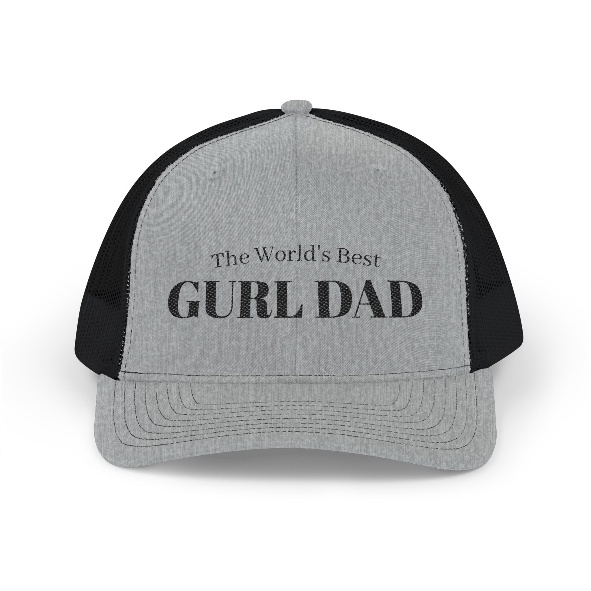 The World's Best GURL DAD Snapback Trucker Cap | Dad Dad Hat, Mesh Back Cap