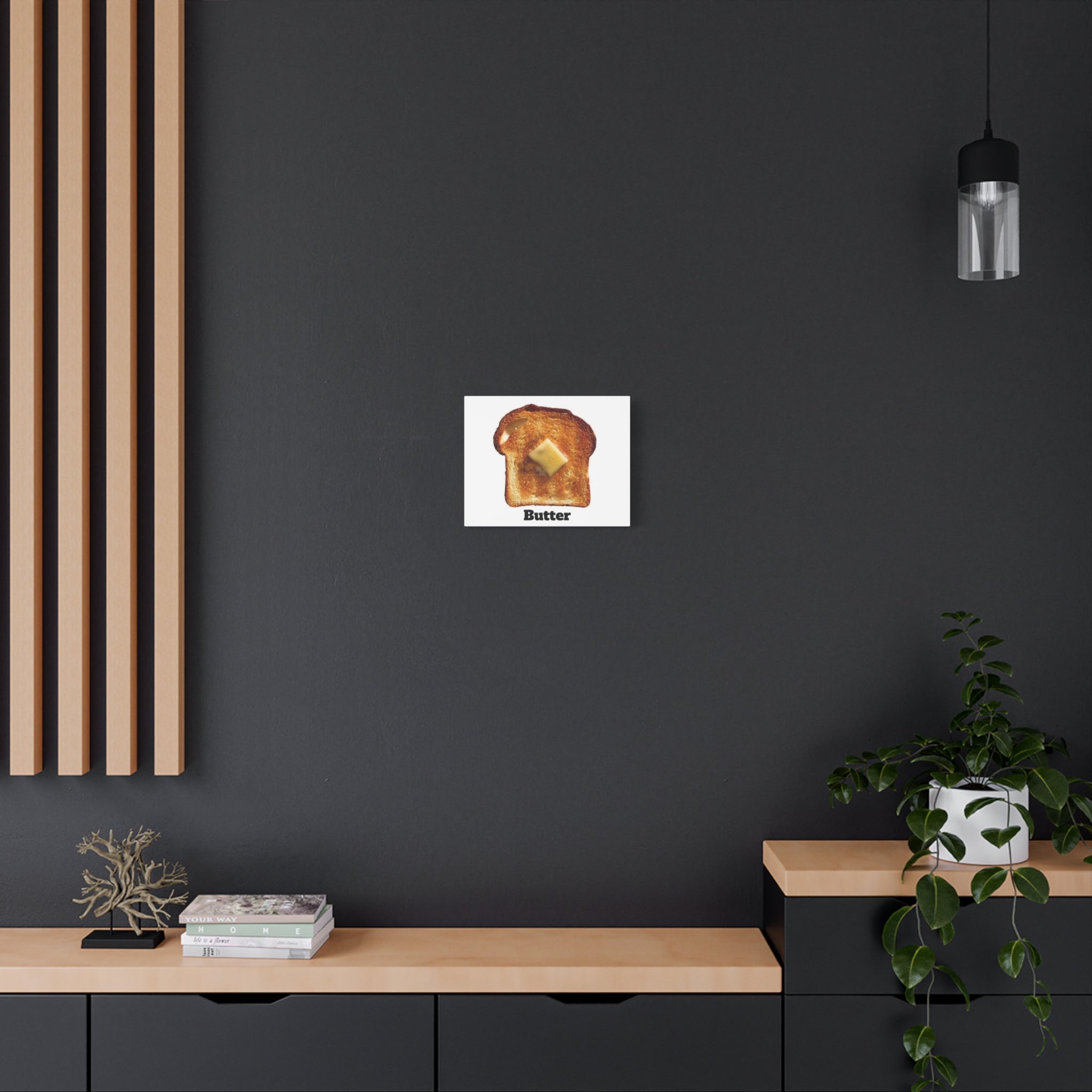 Butter Toast Canvas | Matte Stretched Wall Art