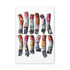 Crushed Cigarette Filter Pattern Canvas Stretched | 1.5"