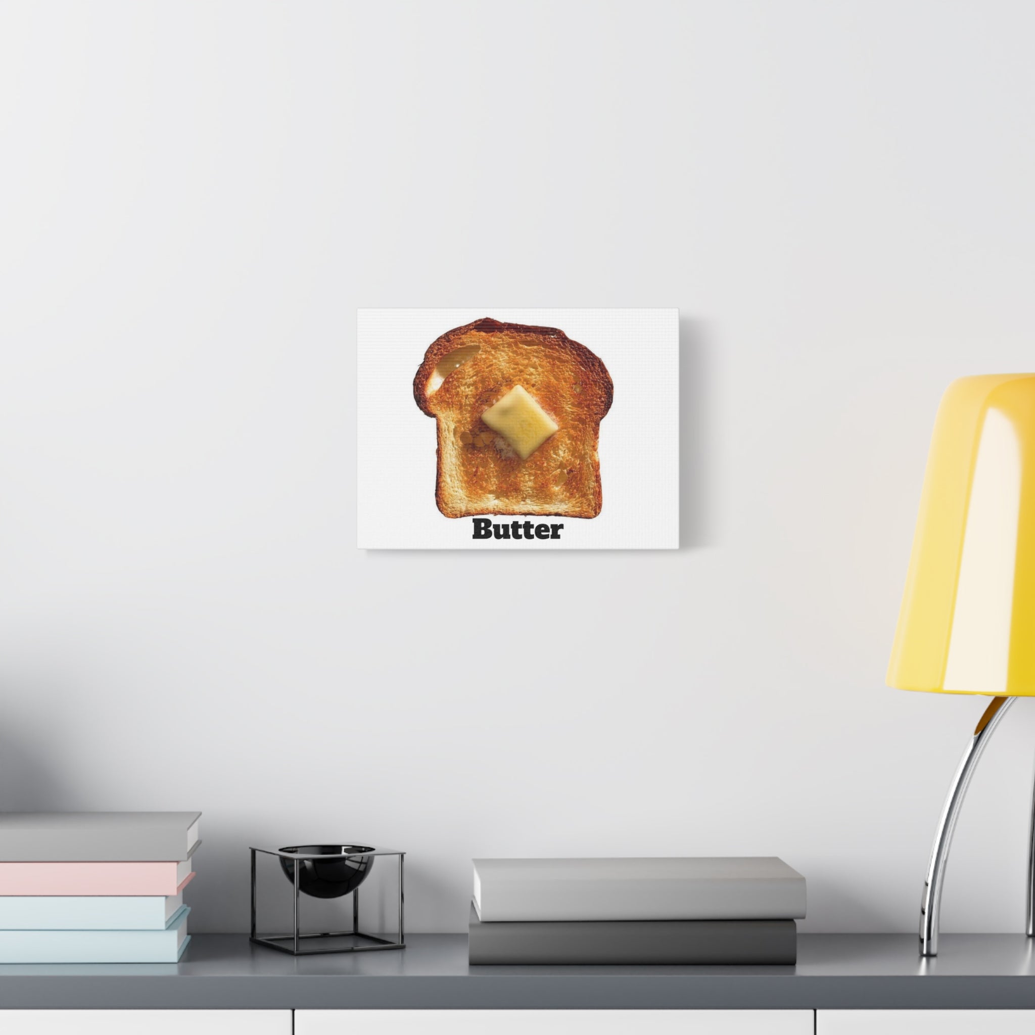 Butter Toast Canvas | Matte Stretched Wall Art