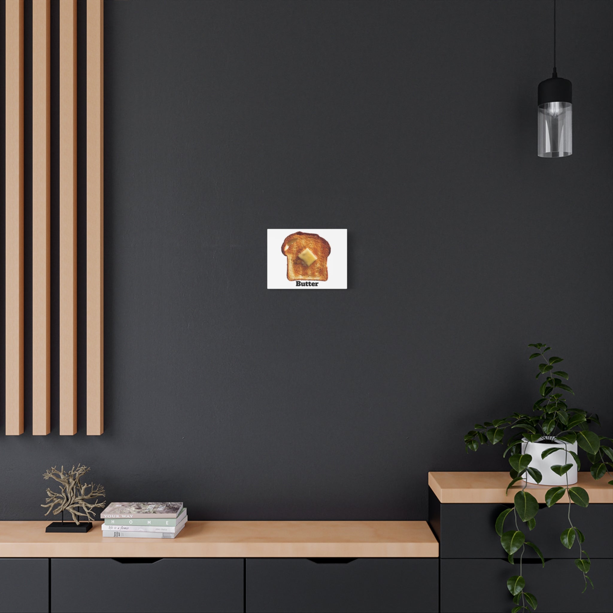 Butter Toast Canvas | Matte Stretched Wall Art